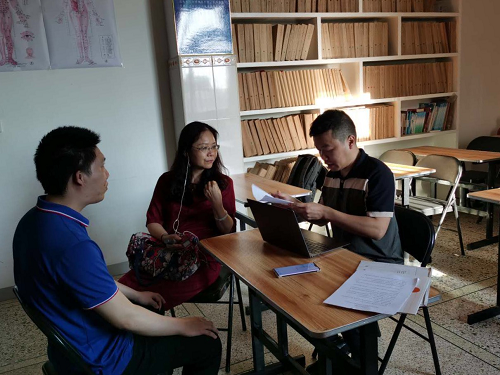 省残联陈土新部长带队到揭阳采访残疾人脱贫典型和进行宣文体工作调研(图1)